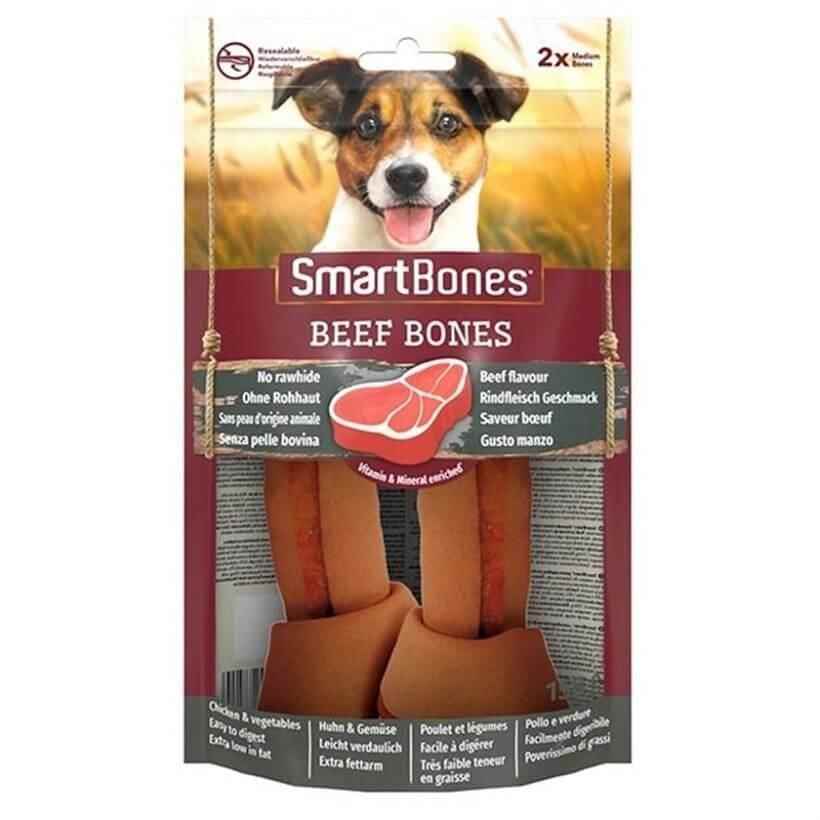 8in1 Smart Bones Biftekli Medium Kemik Köpek Ödülü 2li