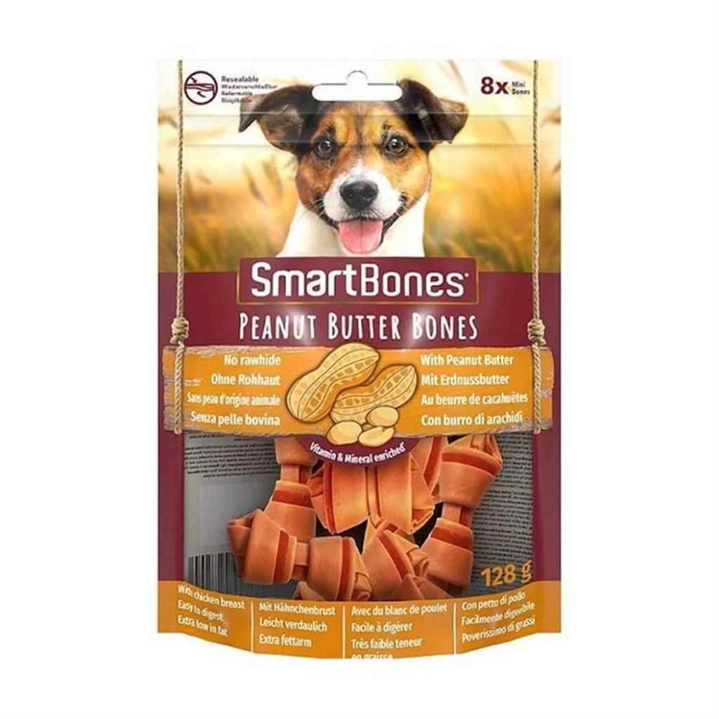 8in1 Smart Bones Fıstık Ezmeli Mini Köpek Ödül 128 Gr