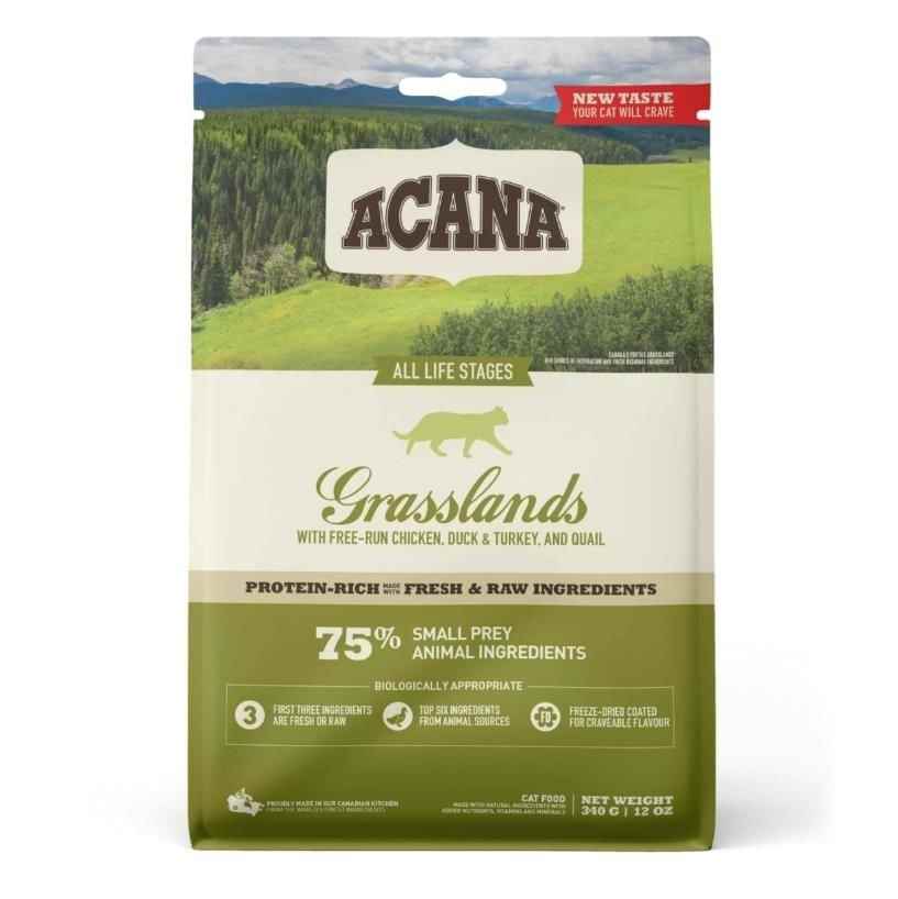 Acana Grasslands Ördekli ve Tavuklu Tahılsız Kedi Maması 1,8kg