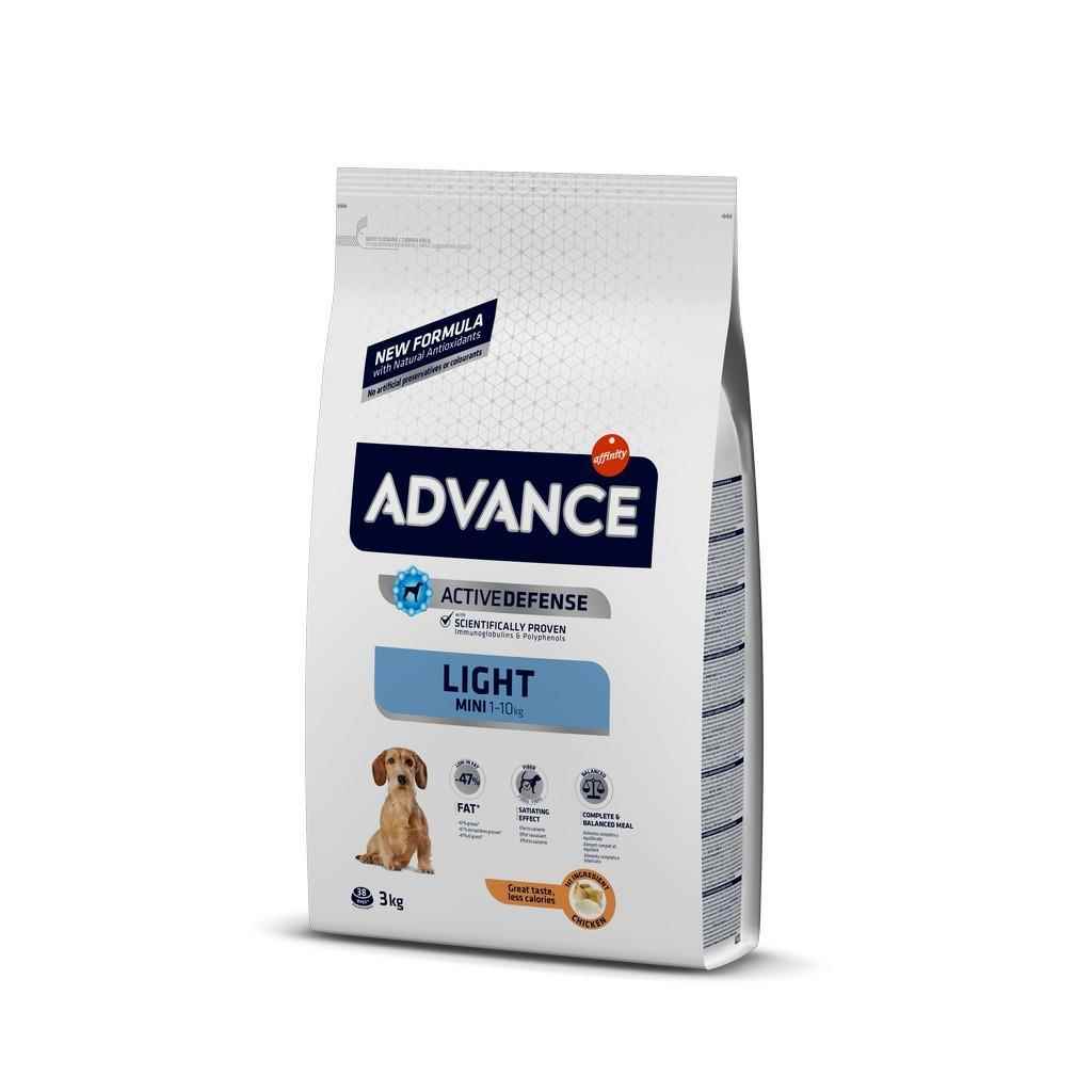 Advance Light Tavuklu Küçük Irk Köpek Maması 3 kg