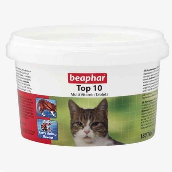 Beaphar Top 10 Cat Kediler İçin Komple Vitamin 180 Tablet