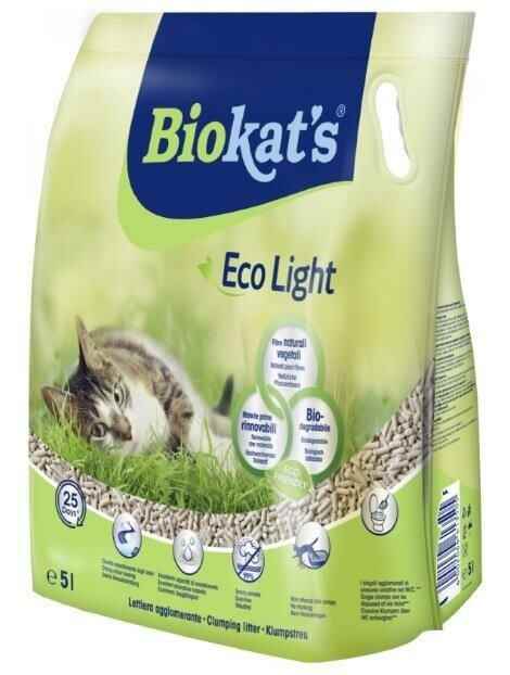 BİOKATS ECOLİGHT KEDİ KUMU 5 LT