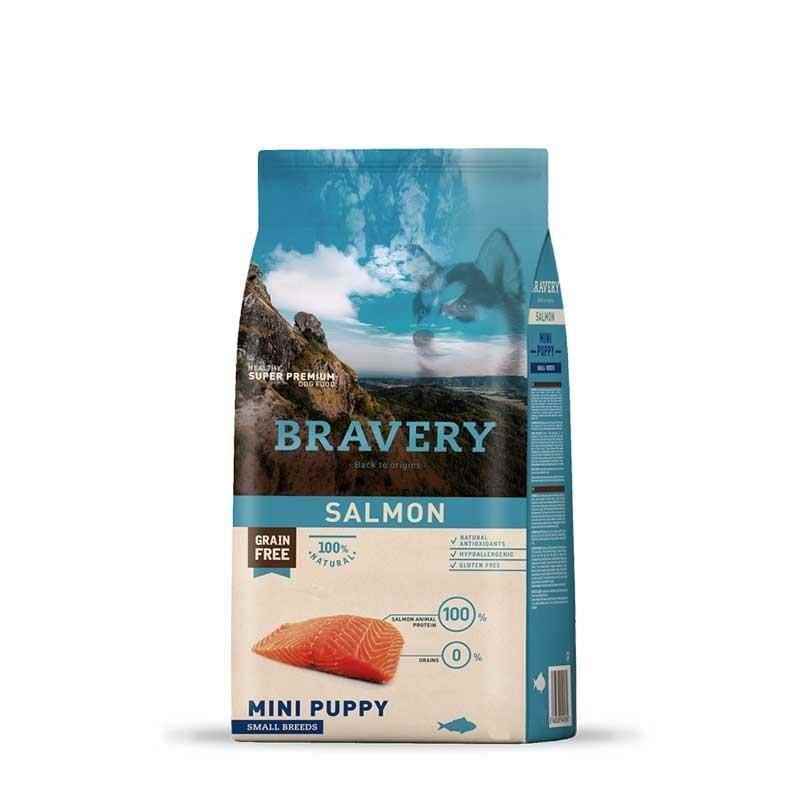 Bravery Puppy Mini Somon Tahılsız Yavru Köpek Maması 2kg