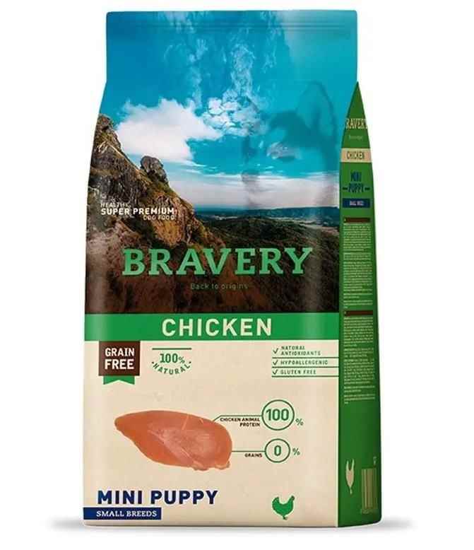 Bravery Tahılsız Tavuk Etli Küçük Irk Yavru Köpek Maması 7 Kg