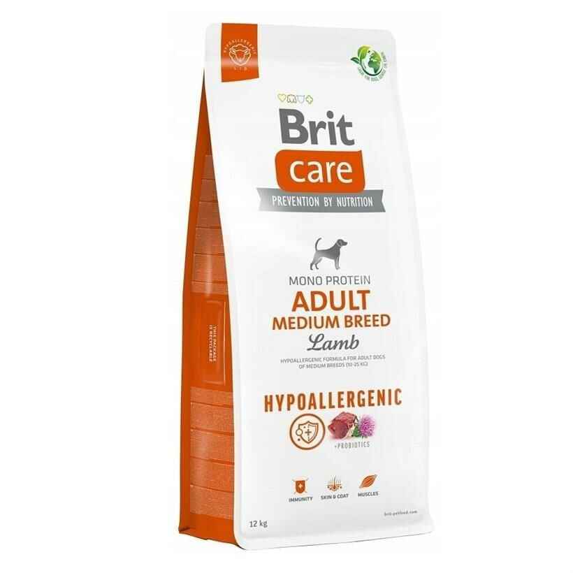 Brit Care Hypo-Allergenic Orta Irk Kuzulu Yetişkin Köpek Maması 12 Kg