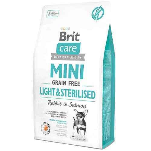 Brit Care Mini Light Kısırlaştırılmış Küçük Irk Tavşanlı Köpek Maması 2 Kg