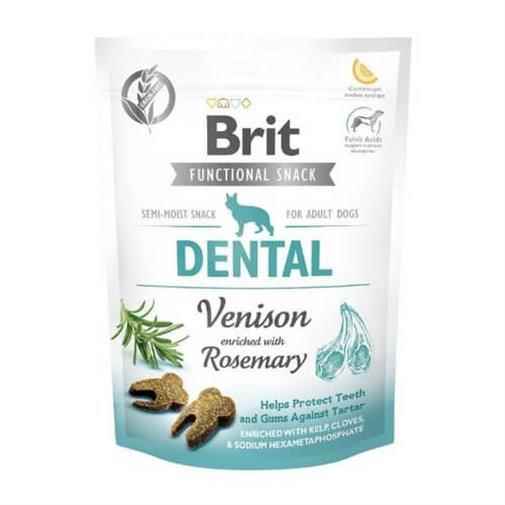 Brit Functional Snack Dental Geyik Etli Ve Biberiyeli Köpek Ödül Maması 150 Gr