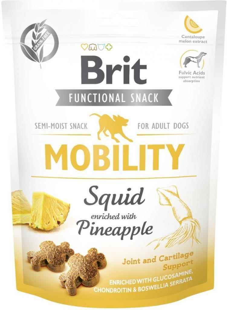 Brit Functional Snack Mobility Kalamar ve Ananaslı Köpek Ödül Maması 150 Gr