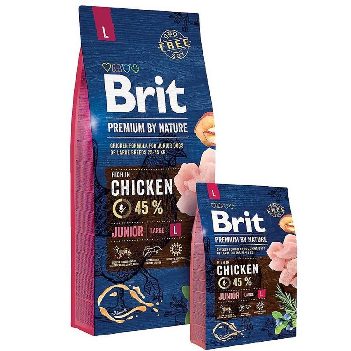 Brit Premium Tavuklu Büyük Irk Yavru  Köpek Maması 15 kg