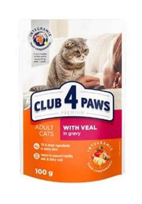 Club4Paws Dana Etli Premium Pouch Kedi Konservesi 100 Gr