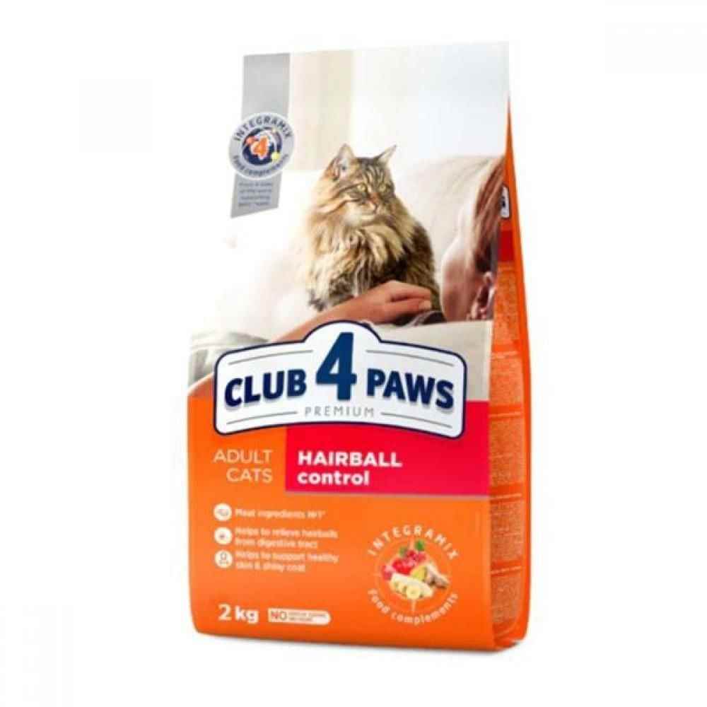 Club4Paws Hairball Control Yetişkin Kedi Maması 2 Kg