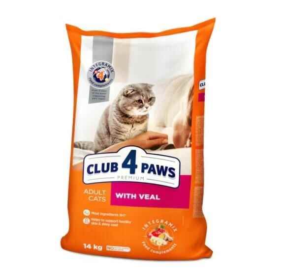 Club4Paws Premium Dana Etli Yetişkin Kedi Maması 14 Kg