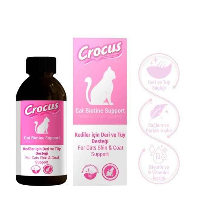 Crocus Kedi Tüy Sağlığı Damlası 100 Ml