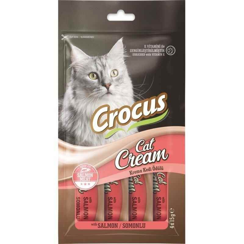 Crocus Somonlu Krema Kedi Ödülü 4*15 Gr