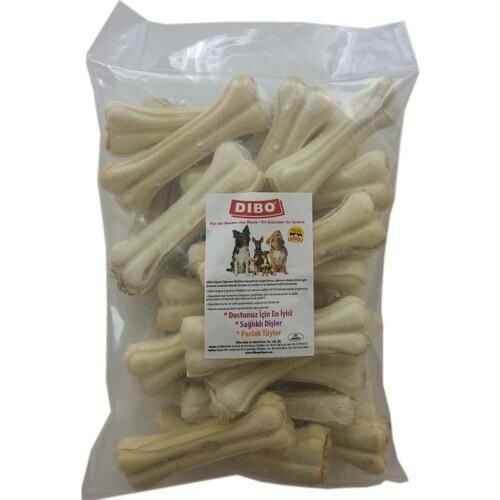 Dibo Köpek Çiğneti Pres Kemik Beyaz 50-55 gr 12 cm ( 25 Adet )