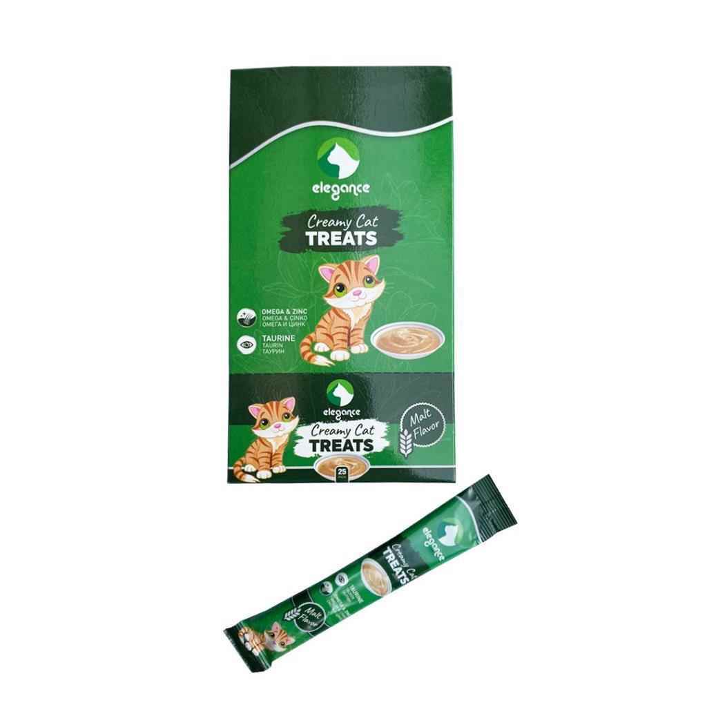 Elegance Creamy Treats Malt Likit Kedi Ödülü 15 Gr x 25 Adet