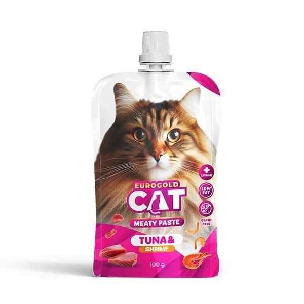 EuroGold Cat Kedi Et Ezme Ödülü Ton Balığı-Karides 100 Gr