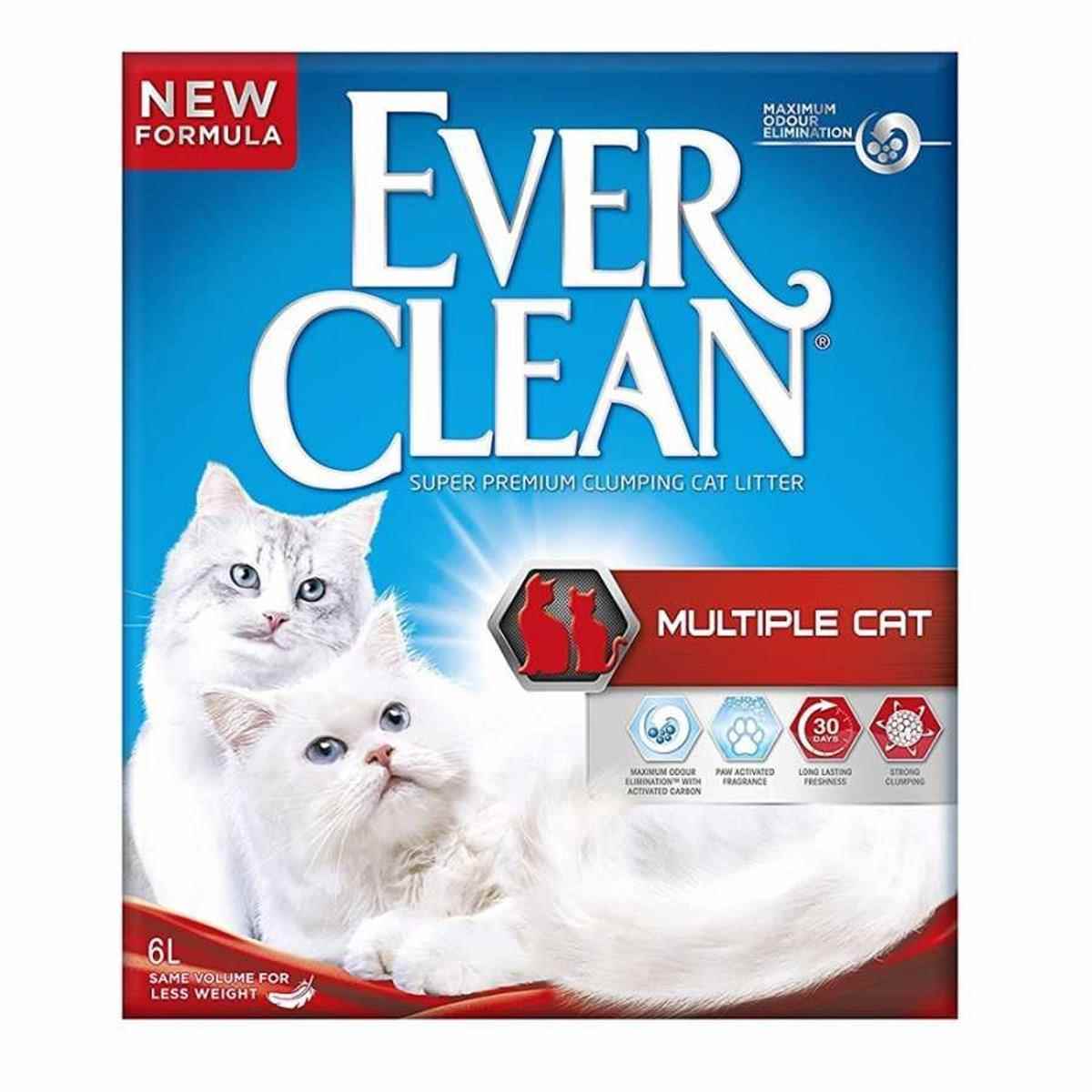 Ever Clean Multiple Cat Kedi Kumu 10 LT