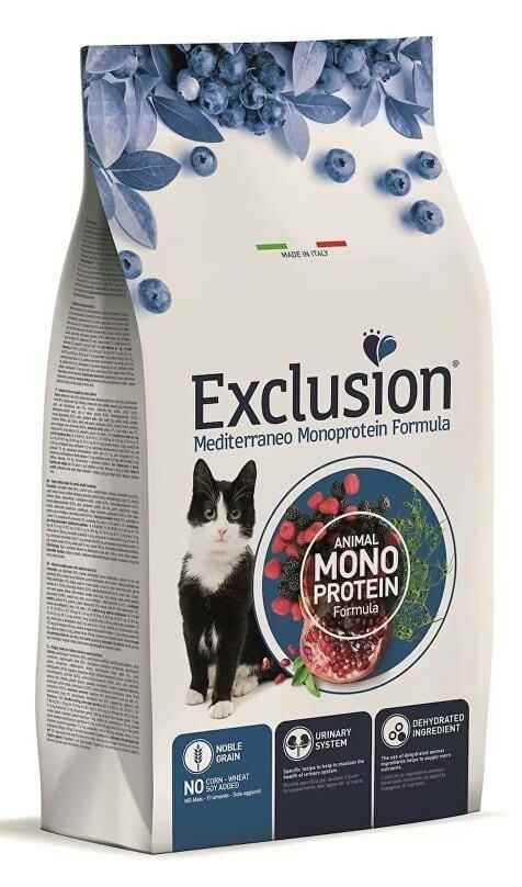 Exclusion Monoprotein Sığır Etli ve Narlı Düşük Tahıllı Kısırlaştırılmış Kedi Maması 12kg