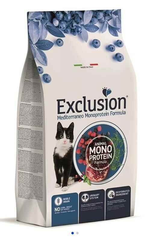 Exclusion Monoprotein Sığır Etli ve Narlı Düşük Tahıllı Yetişkin Kedi Maması 12kg