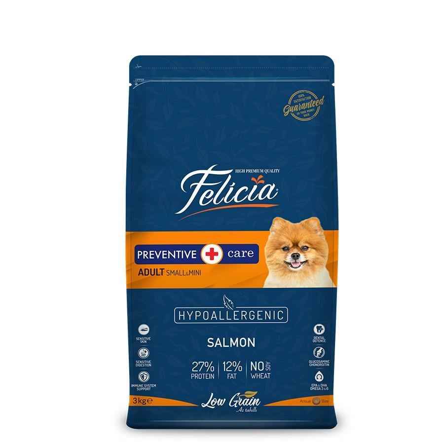 Felicia Somonlu Yetişkin Small/Mini Köpek Maması 3 Kg