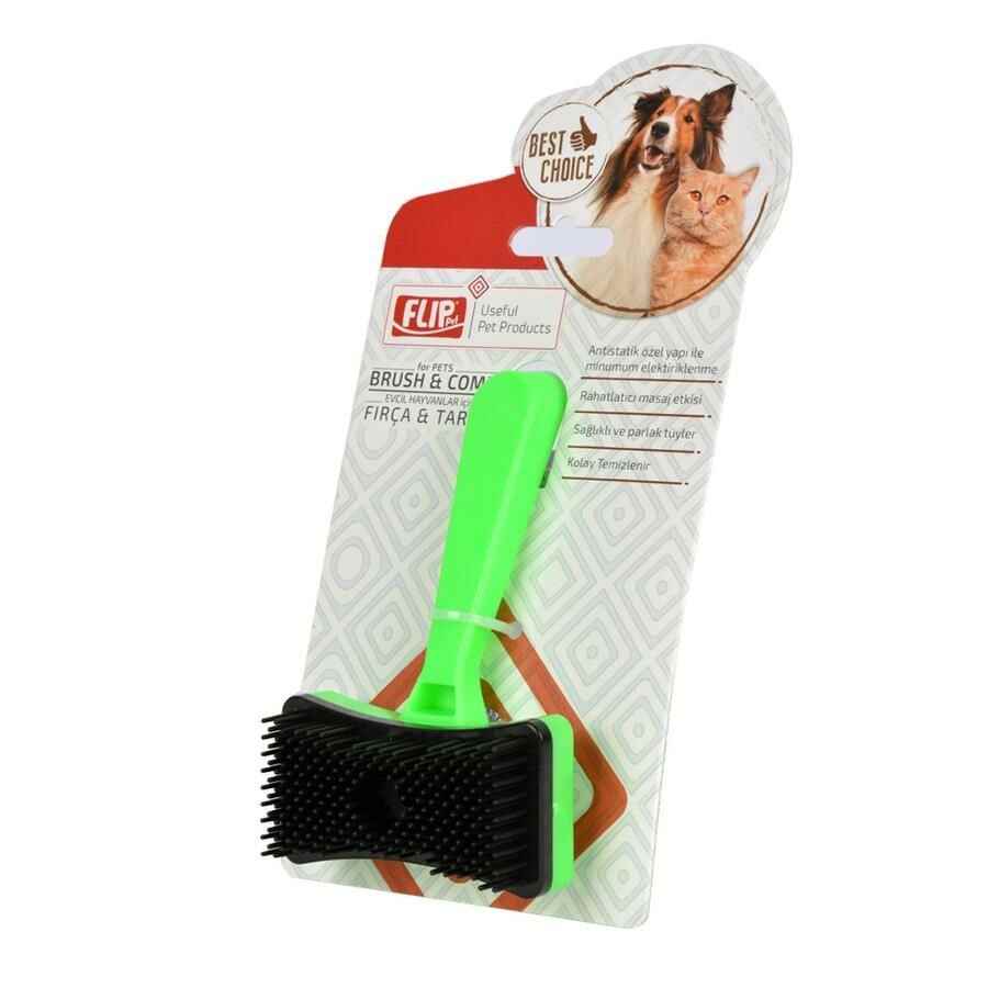 Flip Basmalı Kedi ve Köpek Tarağı 14 Cm