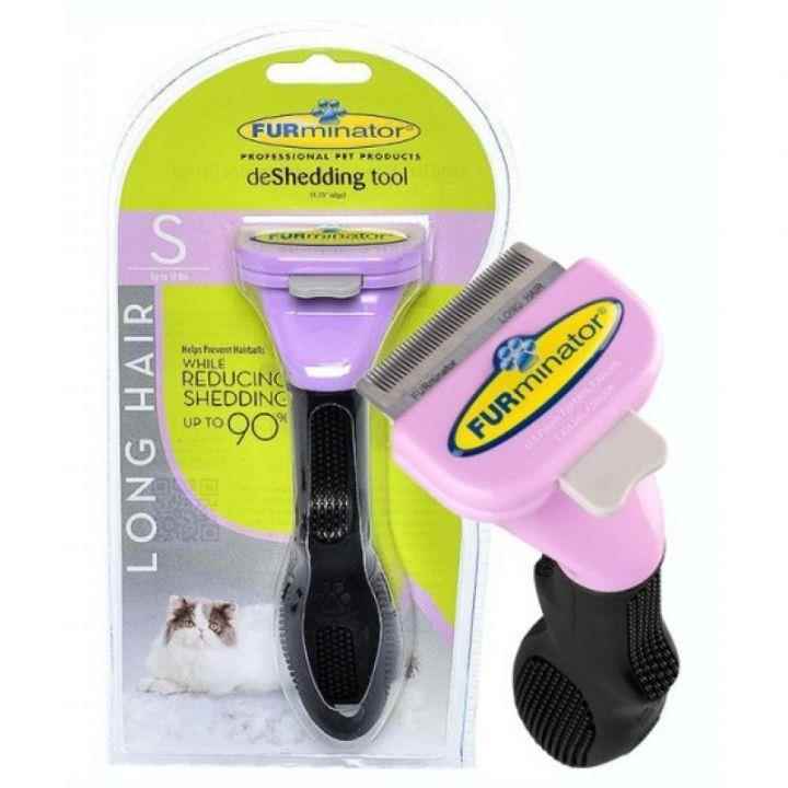 Furminator Long Hair Uzun Tüylü Kediler İçin Tüy Tarağı Small