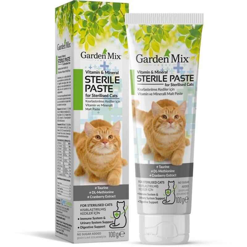 Garden Mix Kedi Kısır Multivitamin Kedi Macun 100 gr