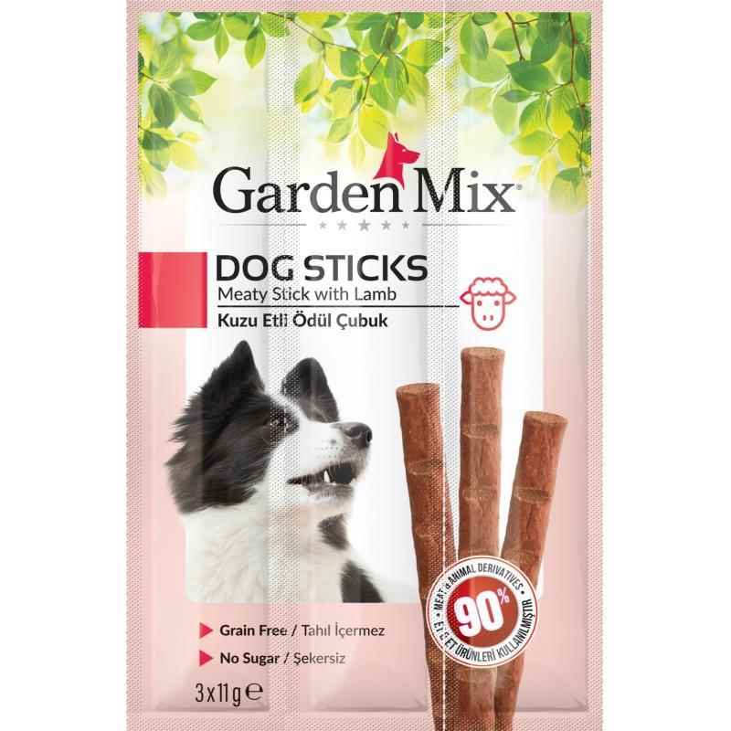 Gardenmix Kuzu Etli Köpek Stick Ödül 3*11 Gr