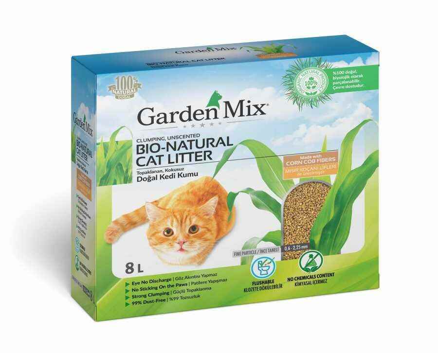 Gardenmix Mısır Lifli Kedi Kumu 8 L