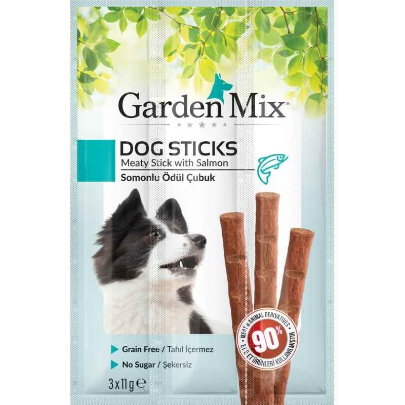 Gardenmix Somonlu Köpek Stick Ödül 3*11 Gr