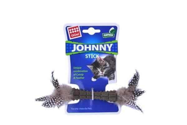 Gigwi Johnny Stick Catnipli Doğal Yeşil Tek Tüylü Kedi Oyuncağı