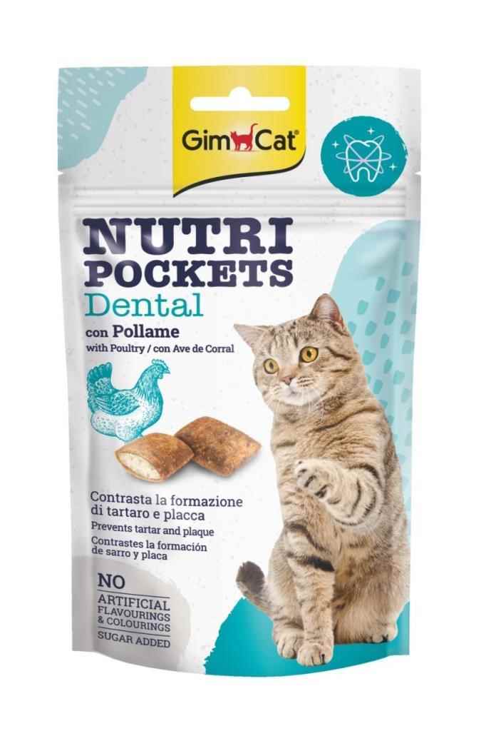 GimCat Nutripockets Kedi Ödülü Dental 60 Gr