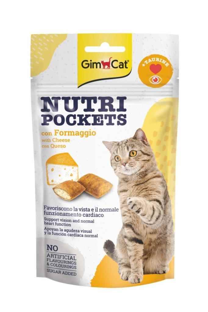 Gimcat Nutripockets Peynirli Kedi Ödülü Taurinli 60Gr