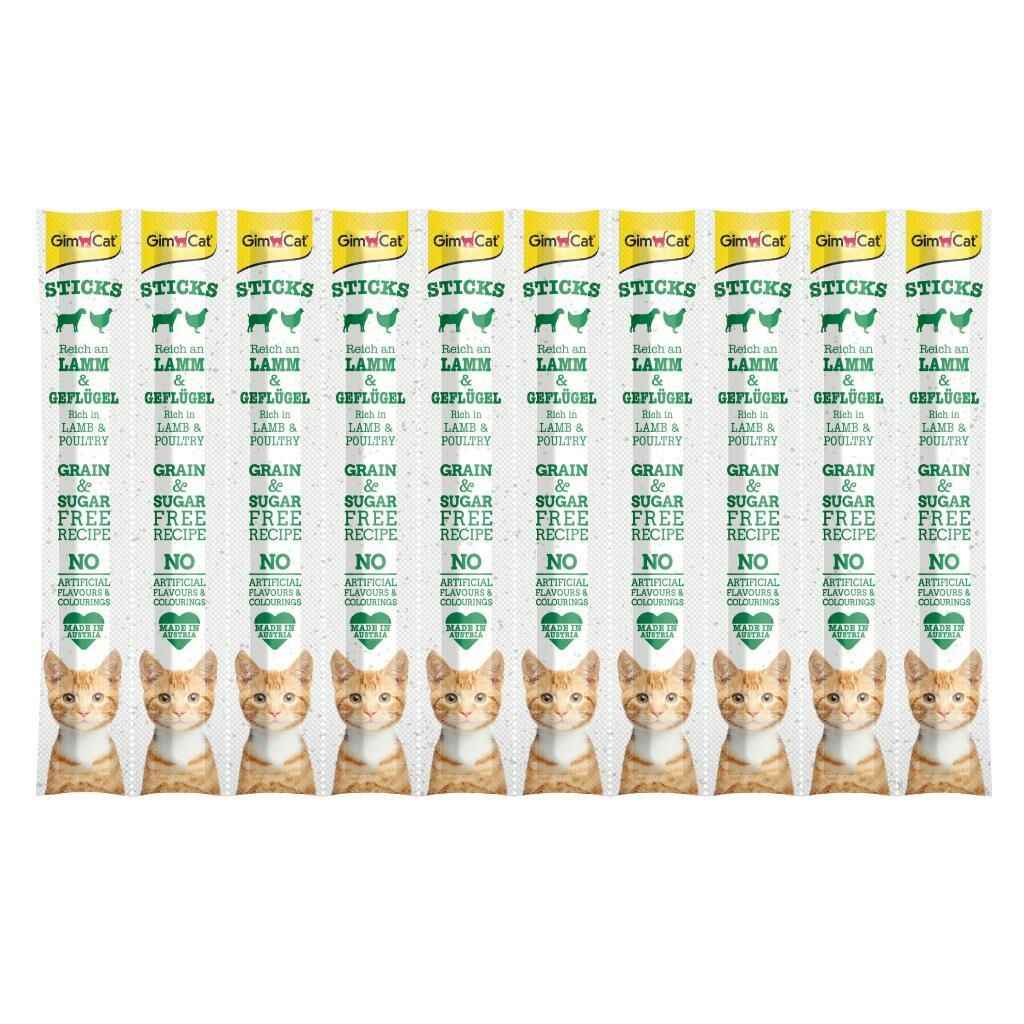 GimCat Sticks Kuzu ve Tavuk Etli Ödül Çubukları 50 gr - 10'lu