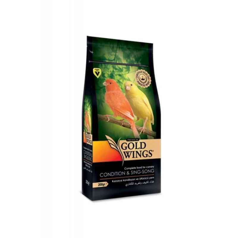 Gold Wings Premium Kanarya Kondisyon ve Öttürücü Yem 200 Gr