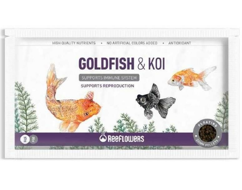 Reeflowers ​Goldfish Koi Granül Balık Yemi 15 Gram Zarf