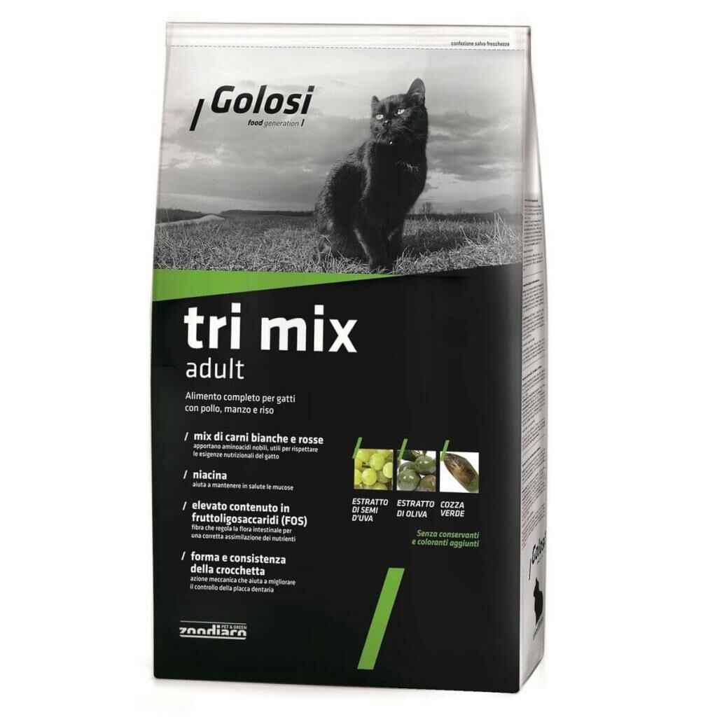 Golosi Tri Mix Karışık Yetişkin Kedi Maması 20 Kg