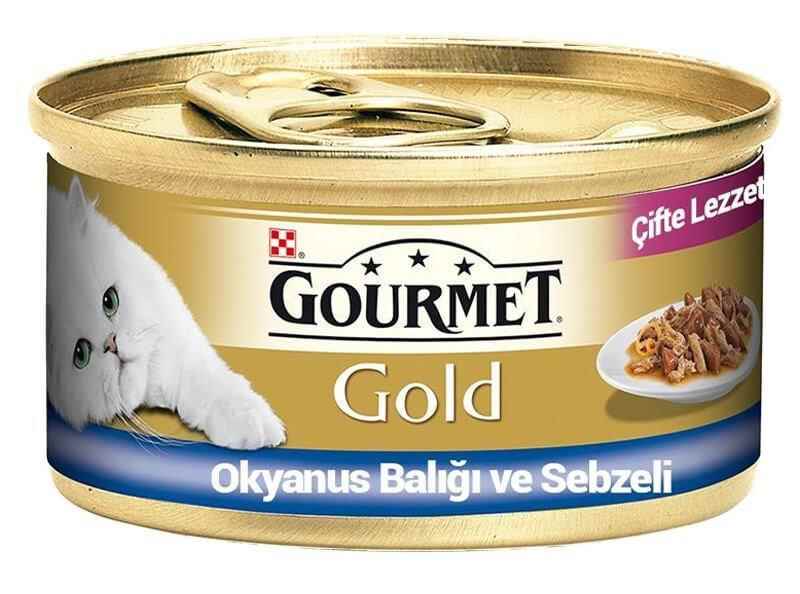 Gourmet Gold Okyanus Balığı Ve Sebzeli Kedi Konservesi 85 Gr