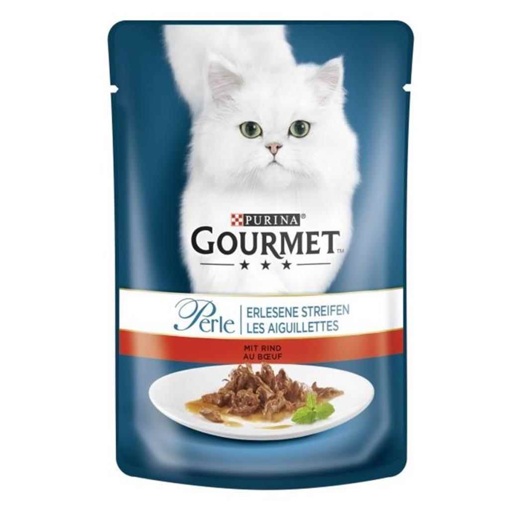 Gourmet Perle Izgara Sığır Etli Yetişkin Kedi Konservesi 85 gr