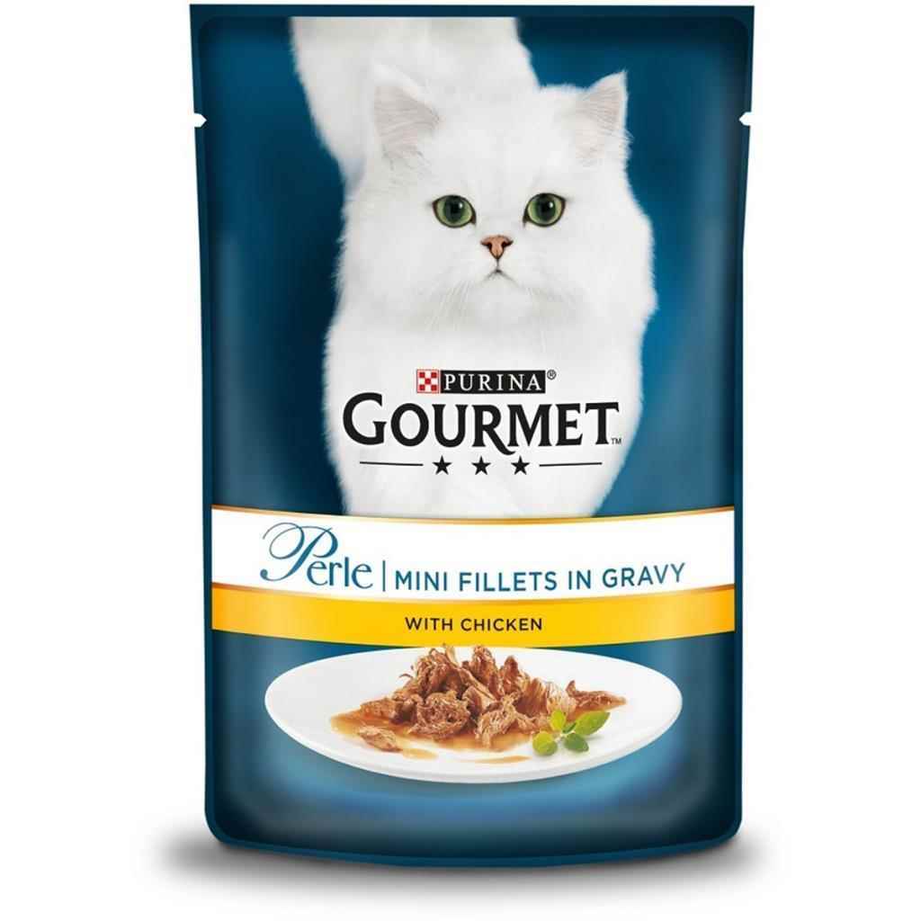 Gourmet Perle Izgara Tavuklu Kedi Konservesi 85 gr