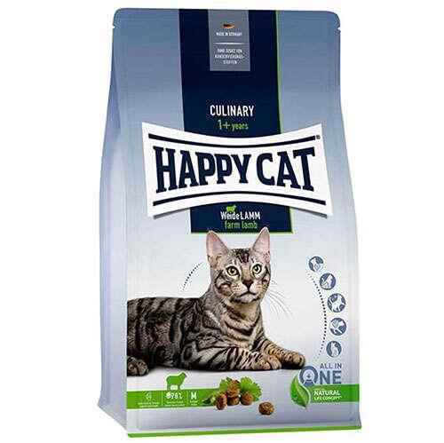 Happy Cat Culinary Weide Lamm Kuzu Etli Kedi Maması 10 Kg