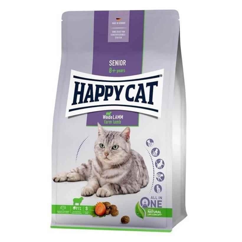 Happy Cat Senior Weide Lamm Kuzulu Yaşlı Kedi Maması 4 kg