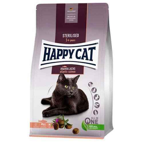 Happy Cat Sterilised Atlantic Somon Kısırlaştırılmış Kedi Maması 4 Kg