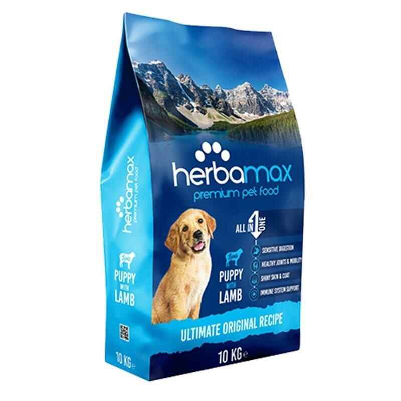 Herbamax Puppy Kuzu Etli Yavru Köpek Maması 10 Kg