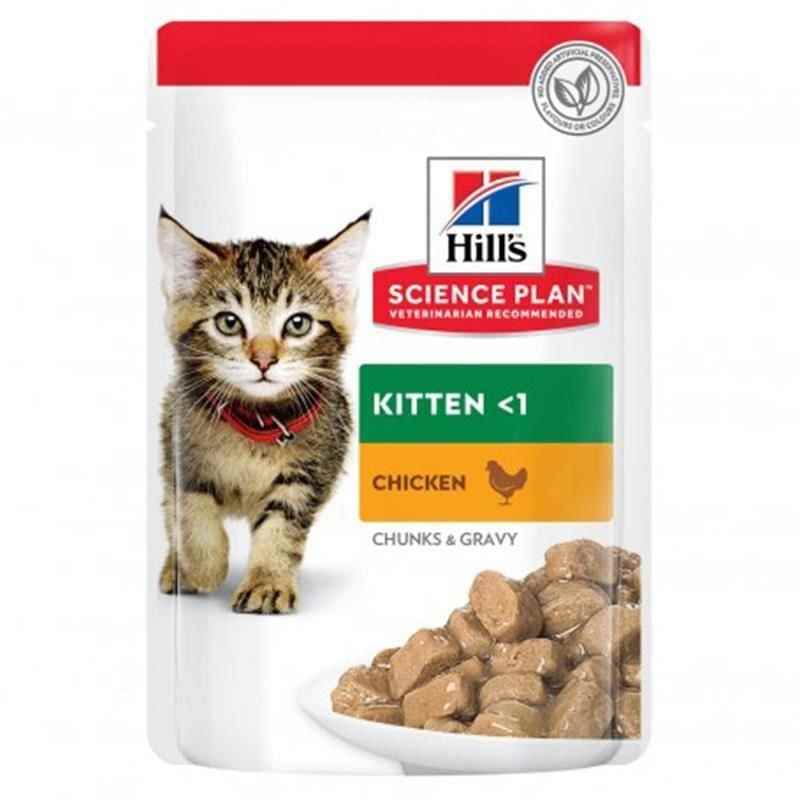 Hills Chunks In Gravy Kitten Tavuklu Yavru Kedi Konservesi 85 Gr