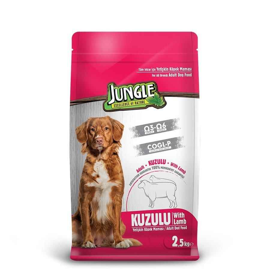 Jungle Kuzu Etli Yetişkin Köpek Maması 2,5 Kg