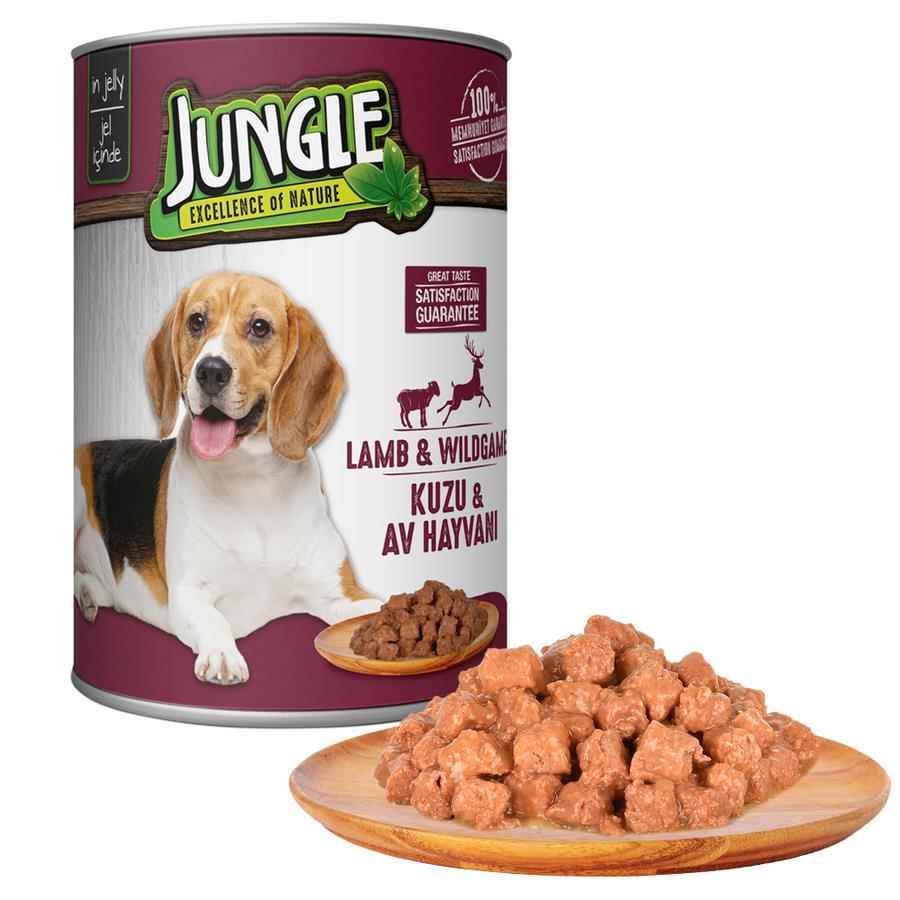 Jungle Kuzu Ve Av Hayvan Etli Köpek Konservesi 415 Gr