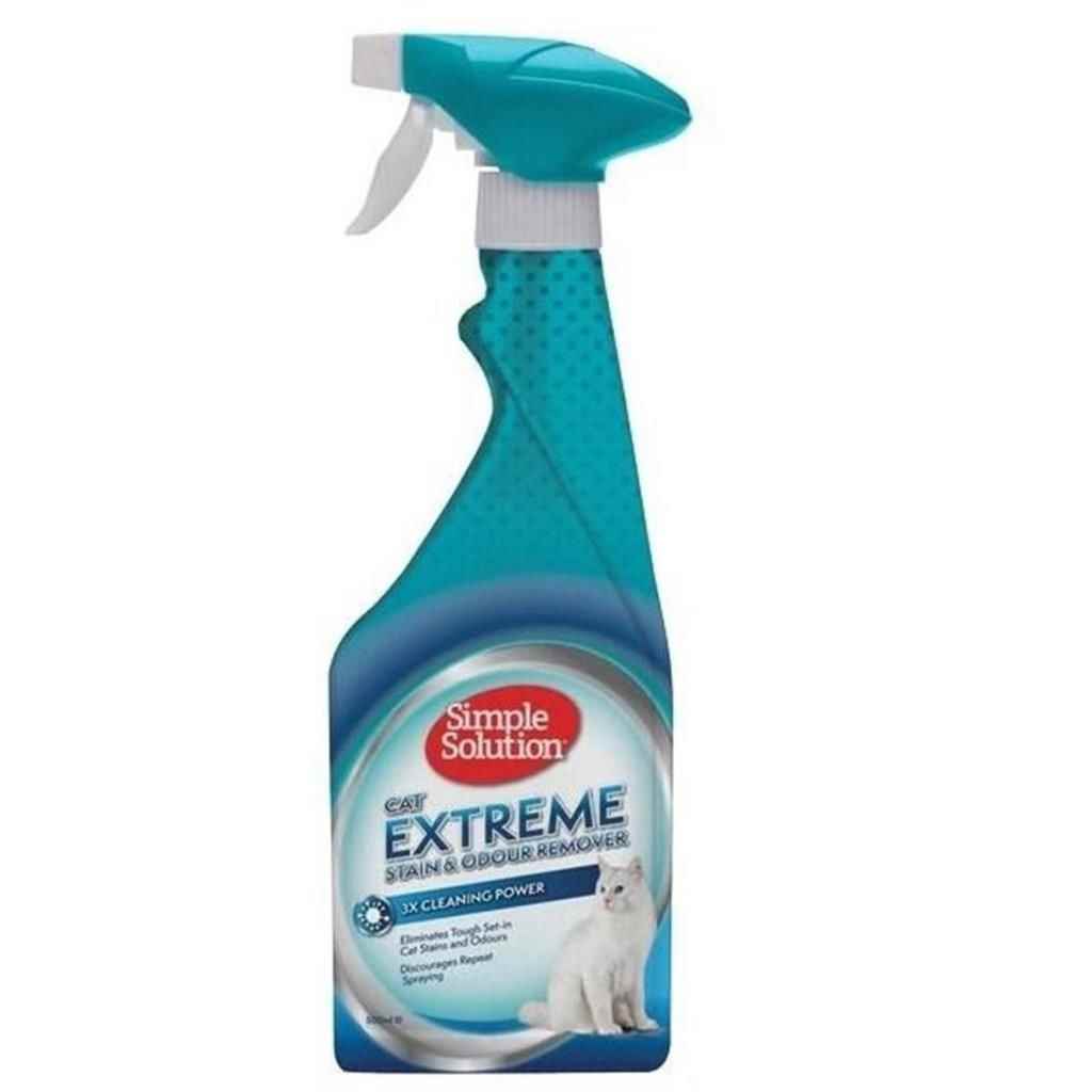 Simple Solution Extreme 3 Kat Etkili Kedi Leke ve Koku Giderici Sprey 500 Ml