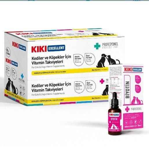 Kiki Excellent Kedi & Köpek Biyotin Şurup 50 Ml